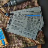 WATER DATA CARDS
