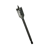 Metal 7/8" drill bit on a white background