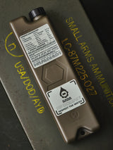 iceflask tactical water bottle on a green ammo can background