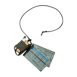 cana provisions 30" valuable asset tether shown attached to an H2gO caddy and water data cards on a white background