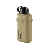 tan mobile battery on a white background