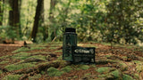 cana provisions nalgene bottle and decon kit in a green forest background