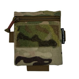 boxcutter gear ZAP XL pouch in multicam, on a white background