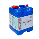 Blue Reliance Aquatainer container on a white background