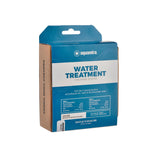 Aquamira packaging box for Water Treatment on a plain white background.
