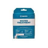 Aquamira packaging box for Water Treatment on a plain white background.