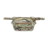 Camouflage waist bag on a white background