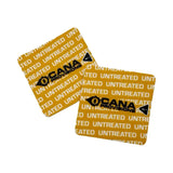 yellow cana provisions untreated water tubing labels on a white background