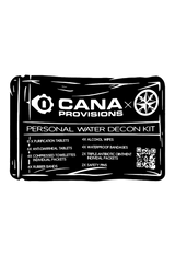 Cana Provisions Personal Water Decon Kit sticker on a white background