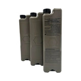 three ICEFLASK water bottle on a white background