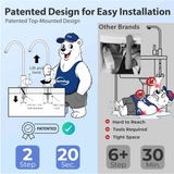 iSpring RCC7AK-UV 7-Stage Alkaline & UV Under Sink Reverse Osmosis System