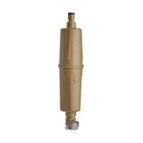 A single MSR IWPS water filter shown vertically against a plain white background. The filter has a desert tan body with a small quick connect fitting at the bottom.
