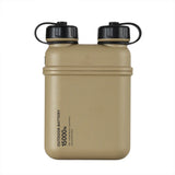 tan mobile power bank against a white background