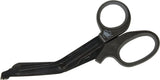 Black north american rescue trauma shears on a white background
