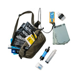 cana provisions water boss kit with various water treatment and filter components on a white background